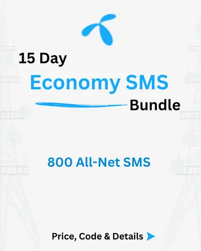 Telenor 15 Day Economy SMS Bundle Price, Code, Details