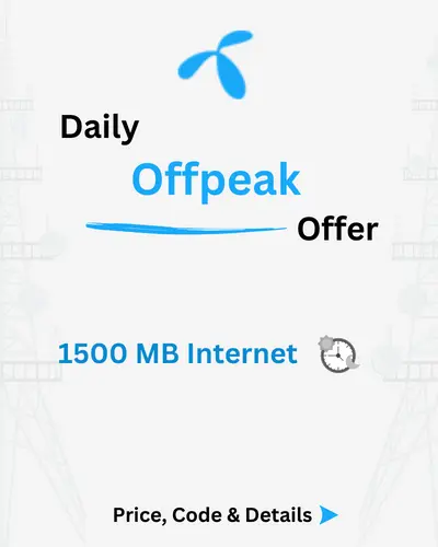 Telenor Daily Offpeak Offer Price, Code, Details