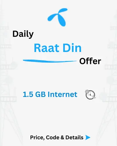 Telenor Daily Raat Din Offer Price, Code, Details