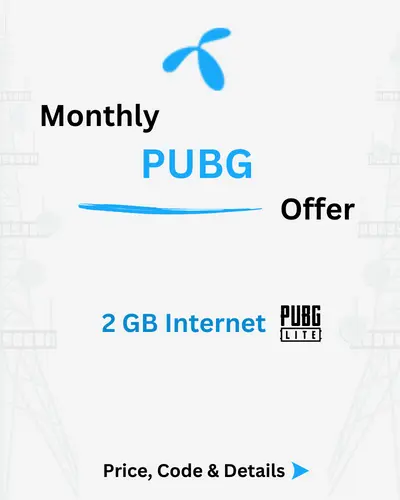 Telenor Monthly PUBG Offer Price, Code, Details