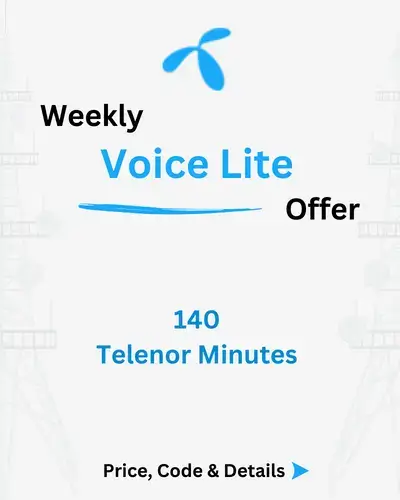 Telenor Weekly Voice Lite Offer Price, Code, Details