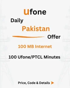 Ufone Daily Pakistan Offer Price, Code, Details