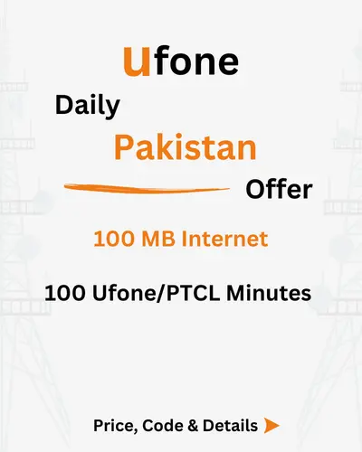 Ufone Daily Pakistan Offer Price, Code, Details