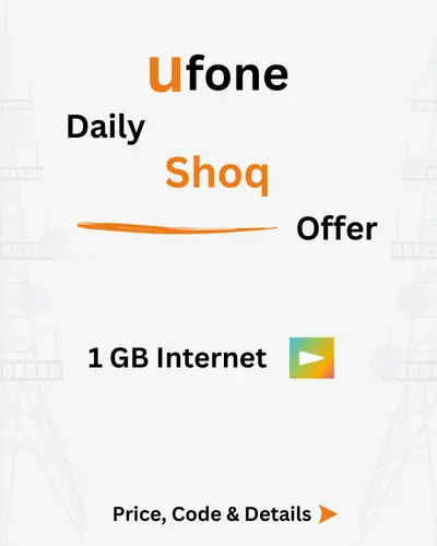 Ufone Daily Shoq Pack Price, Code, Details