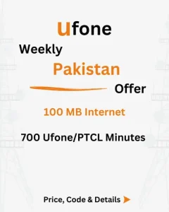 Ufone Weekly Pakistan Offer Price, Code, Details